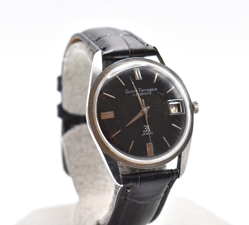 Girard-Perregaux - Gyromatic - χωρίς τιμή ασφαλείας - 3219282 - black dial - Revised - Άνδρες - 1980-1989  #2.1