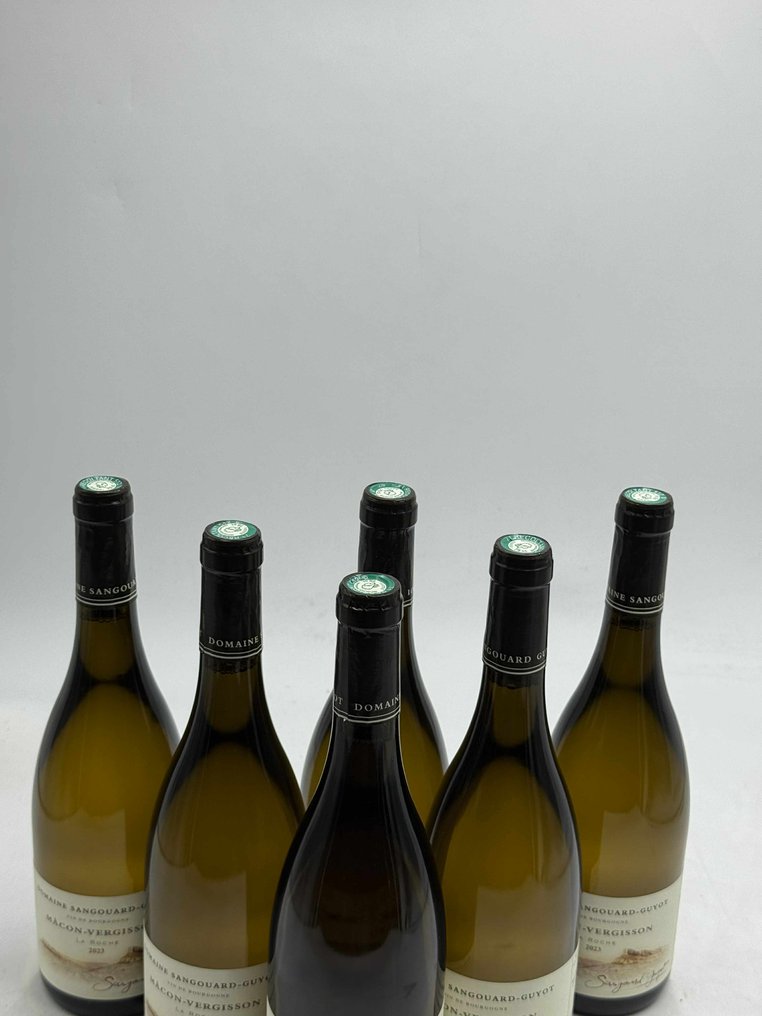 2023 Domaine Sangouard-Guyot Mâcon Vergisson La Roche - Mâconnais - 6 Flasker (0,75 L) #3.2