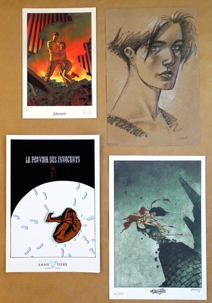 Divers auteurs : Henriet, Jamar, Juillard, Jung, Léturgie, etc. - 30 Ex Libris - Diverses séries #2.1