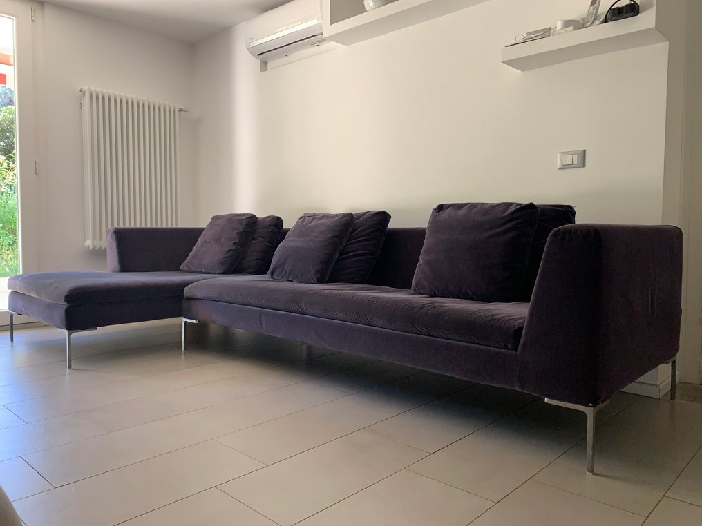 B&B Italia - Antonio Citterio - Divano - Charles - Velluto, Alluminio #2.1