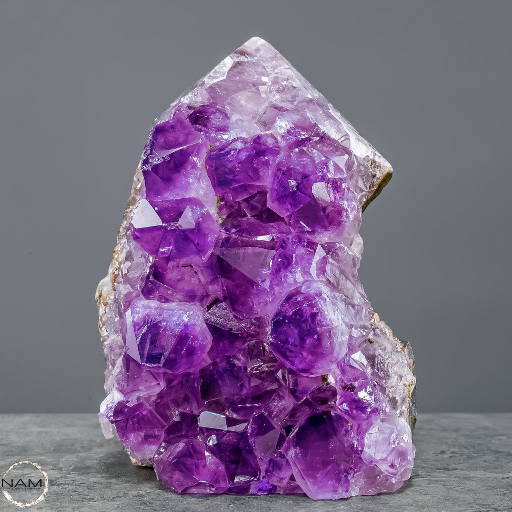 Natural amethyst druse obelisk from Uruguay A masterpiece of the crystal world- 498.29 g #1.0