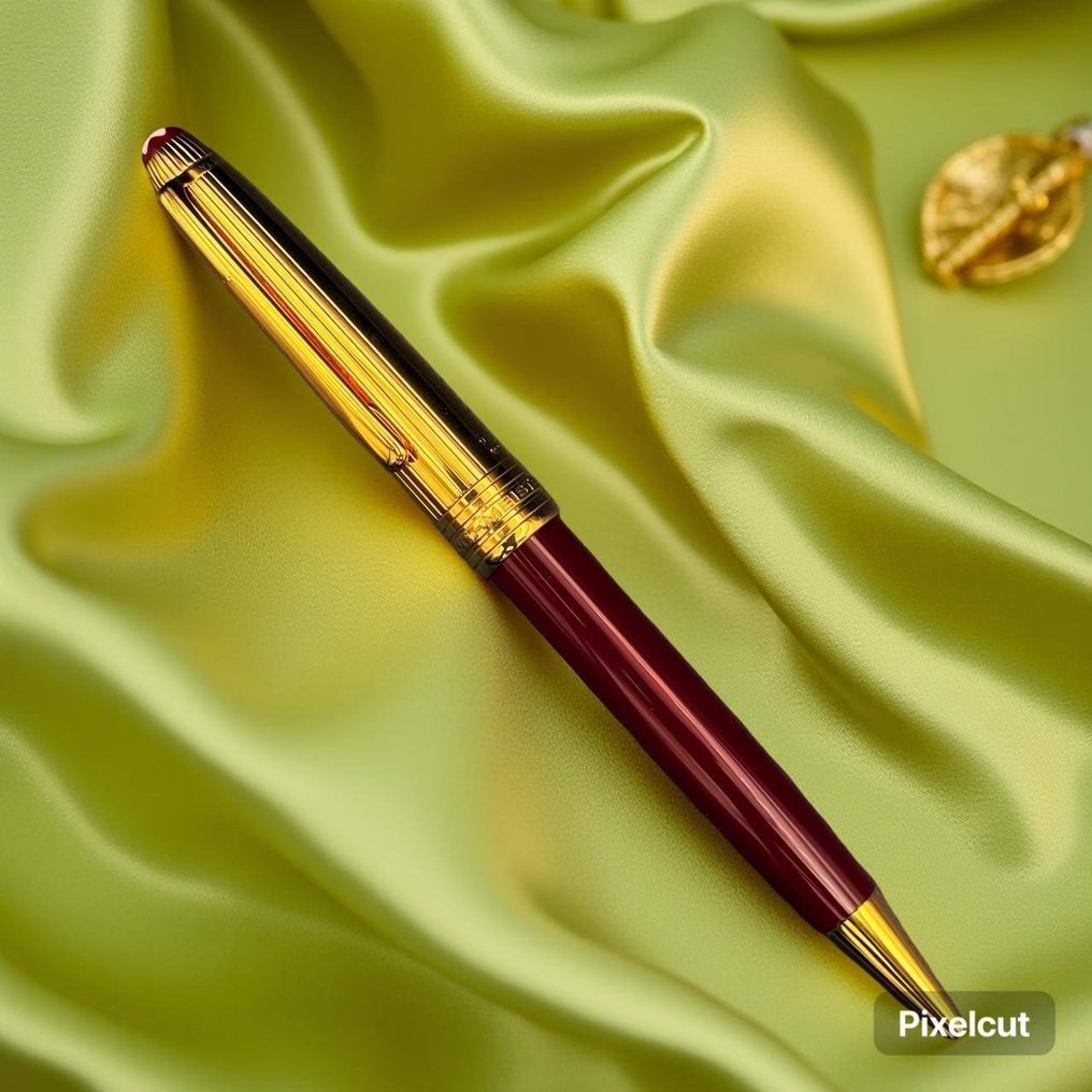 Montblanc - Meisterstück Solitaire Doué Burgundy & Gold Plate - Stift #3.2