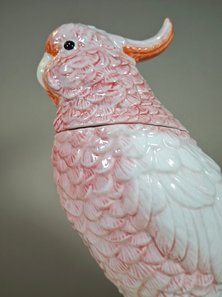 裝飾飾物 - 手绘鹦鹉盒 #4.3