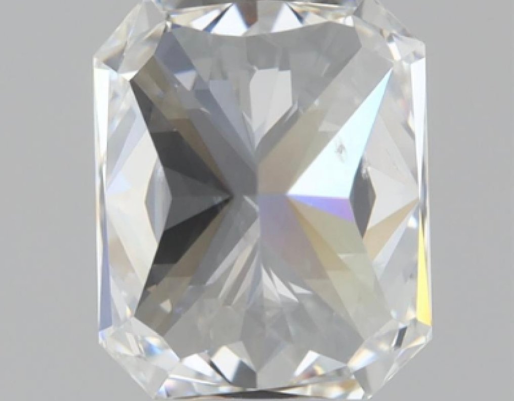 1 pcs Diamante  (Natural)  - 0.50 ct - Radiante - F - SI2 - Gemological Institute of America (GIA) #2.1