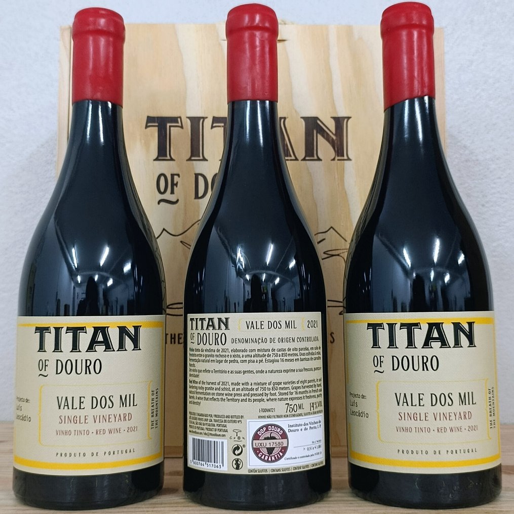 2021 Titan of Douro, Vale dos Mil - Single Vineyard Tinto - Douro DOC - 3 Bottles (0.75L) #3.2