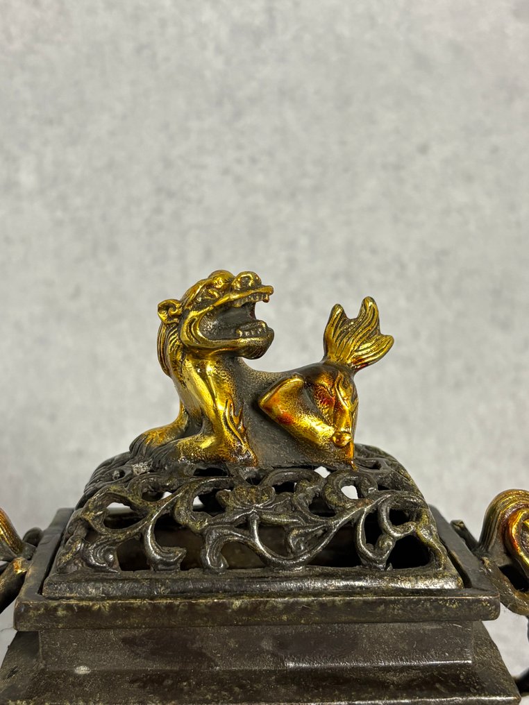 Røkelsesbrener - Bronse - Kina - Sent på 1900-tallet #1.0