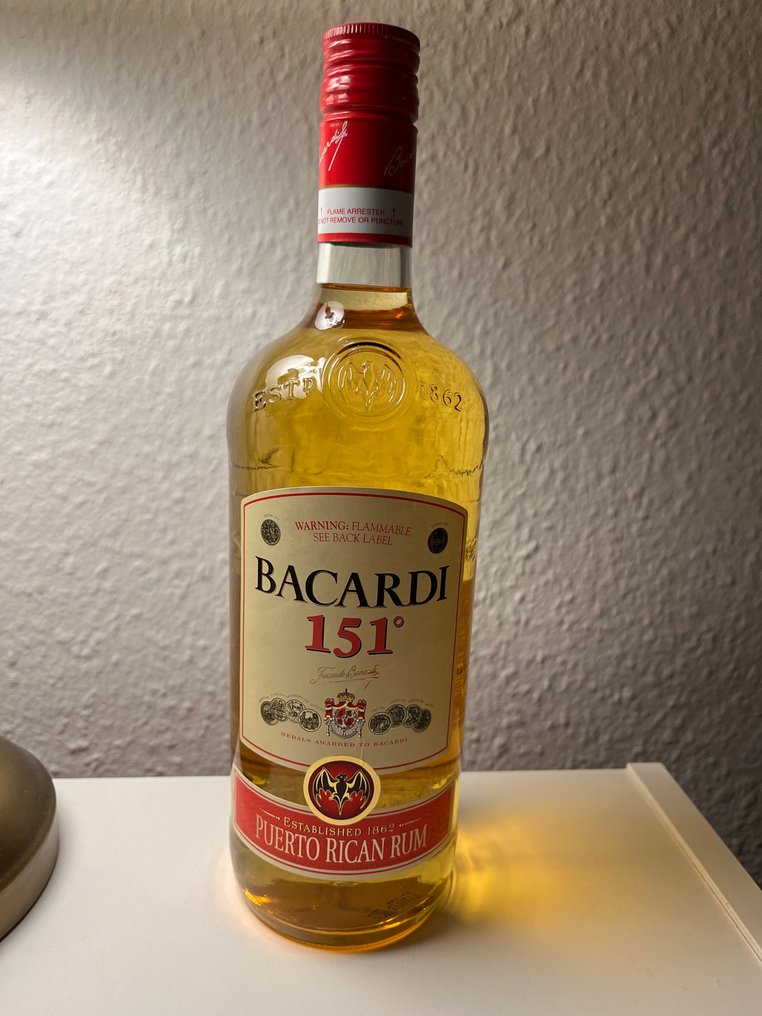 Bacardi - 151° Proof - 1.0 Litre #1.0