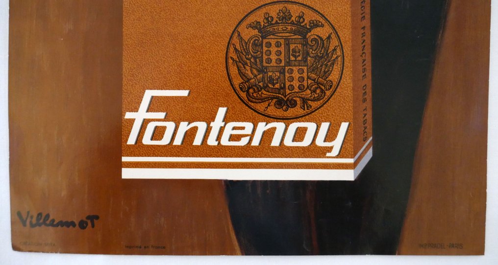 Bernard Villemot - Fontenoy Tabac Brun - década de 1950 #3.2