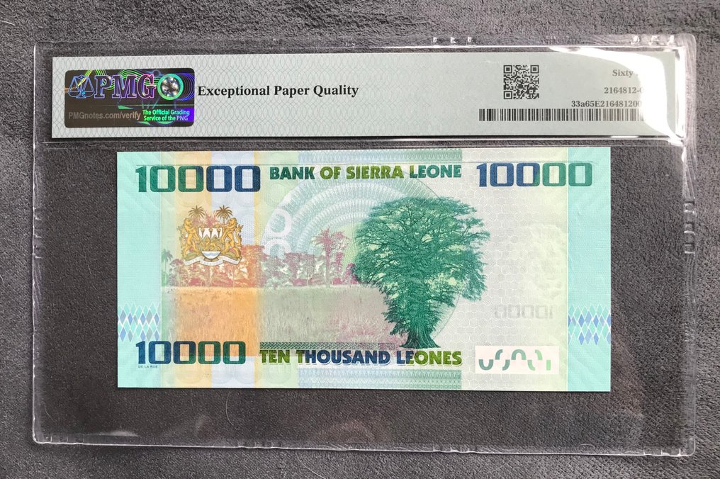 Serra Leoa. - 10.000 Leone 2010 - Pick 33a  (Sem preço de reserva) #1.0