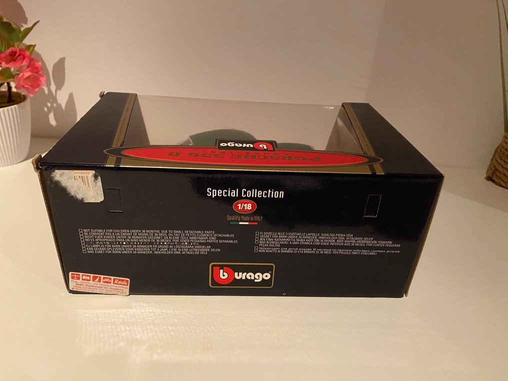 Bburago 1:18 - Pienoismalliauto - Porsche 356 B coupé 1961 - Erikoispainos #3.2