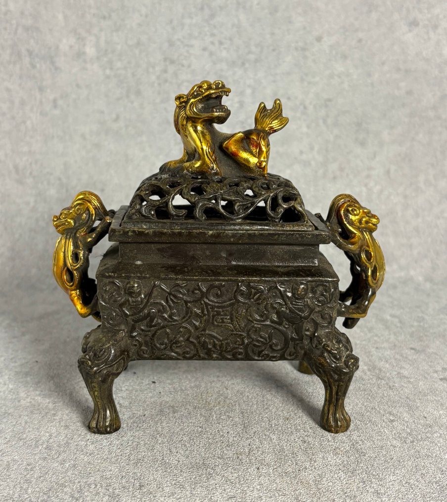 Røkelsesbrener - Bronse - Kina - Sent på 1900-tallet #1.0
