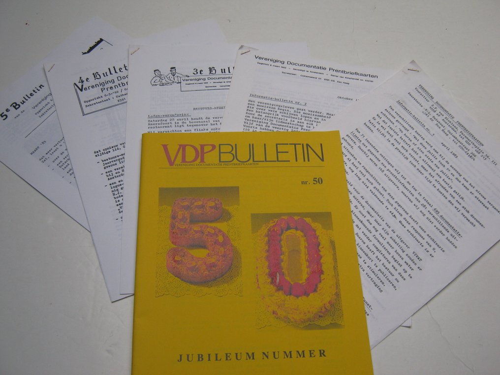 Ολλανδία - Ενημερωτικό Δελτίο VDP - Vereniging Documentatie Prentbriefkaarten 22 Έτη, Αρ. 1 έως Αρ. 86 - Ενημερωτικό περιοδικό για τον συλλέκτη καρτ-ποστάλ. - Καρτ-ποστάλ - 1983-2005 #3.2