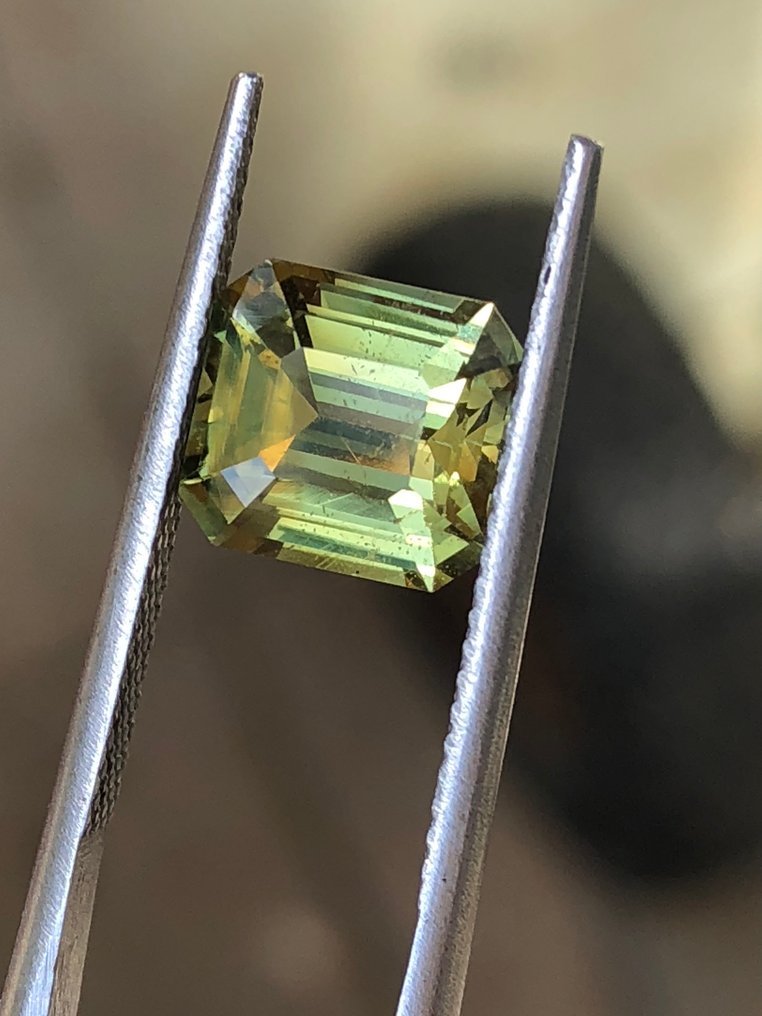 1 pcs  Green, Red Alexandrite  - 2.69 ct - International Gemological Institute (IGI) #1.0