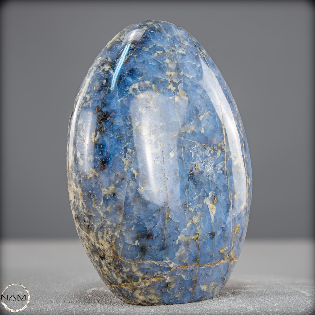 Φυσικό πολύ σπάνιο μπλε χαλαζίας σε ελεύθερο σχήμα Τέχνη στην φυσική της μορφή- 999.55 g #1.0