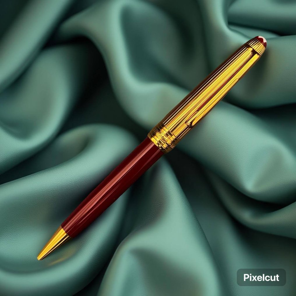 Montblanc - Meisterstück Solitaire Doué Burgundy & Gold Plate - Stift #2.1