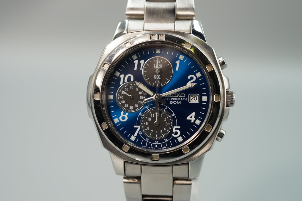 Seiko - Chronograph 50M - No reserve price - 7T92-0CA0 - Men - 2000-2010 #1.0