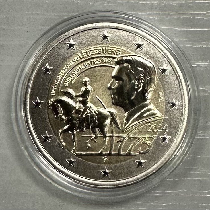 盧森堡. 2 Euro 2024/2025 (4 monnaies) Reverse Proof (沒有保留價) #2.1