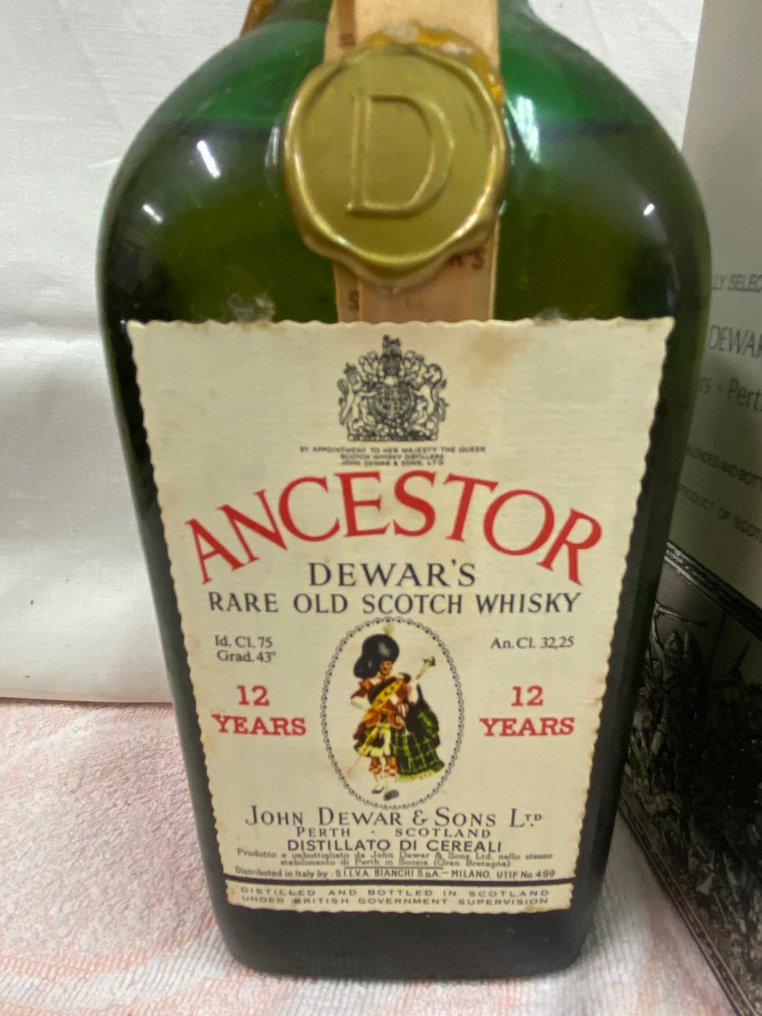 Ancestor 12yo + Chivas Regal 12yo + Glen Grant 10yo  - b. 1970s to 1990s - 75cl, 70cl - 4 bottles #2.1