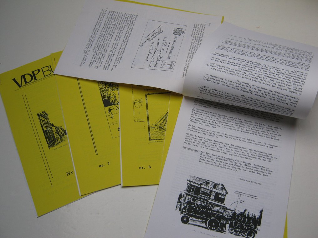Ολλανδία - Ενημερωτικό Δελτίο VDP - Vereniging Documentatie Prentbriefkaarten 22 Έτη, Αρ. 1 έως Αρ. 86 - Ενημερωτικό περιοδικό για τον συλλέκτη καρτ-ποστάλ. - Καρτ-ποστάλ - 1983-2005 #4.3