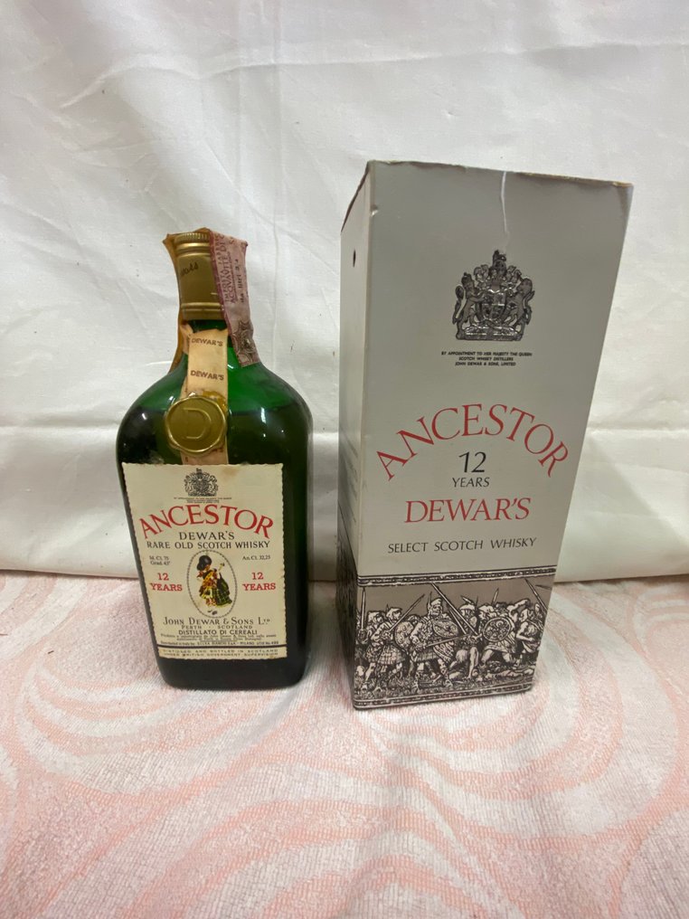 Ancestor 12yo + Chivas Regal 12yo + Glen Grant 10yo  - b. 1970s to 1990s - 75cl, 70cl - 4 bottles #1.0