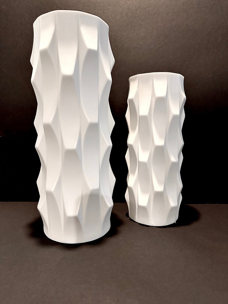 Hutschenreuther - Heinrich Fuchs - Βάζο (2) - Μη εφυαλωμένη πορσελάνη #1.0