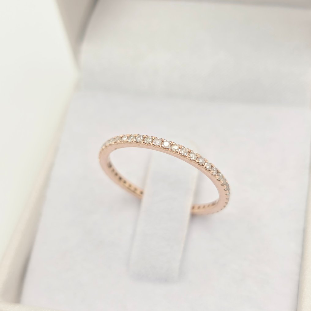 Nincs minimálár - Gyűrű - 14 kt. Sárga arany - 0.31ct. tw. Gyémánt (Természetes) #1.0