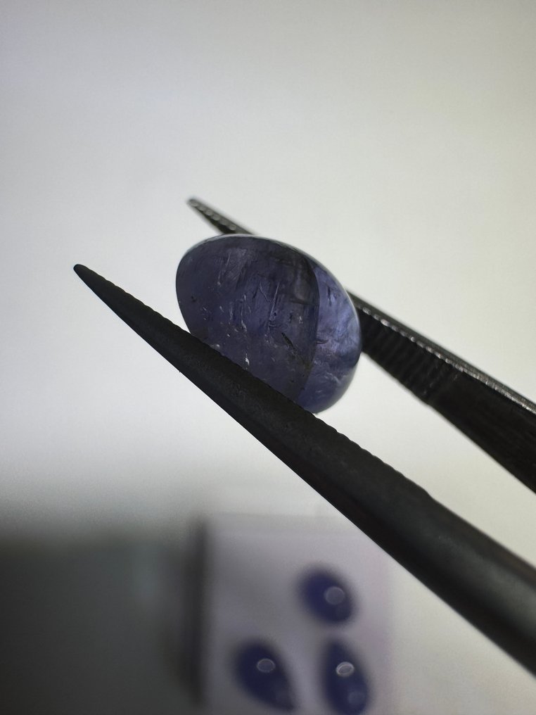 4颗坦桑石吊坠，重6.92克拉 天然圆形宝石- 1.38 g - (4) #3.2