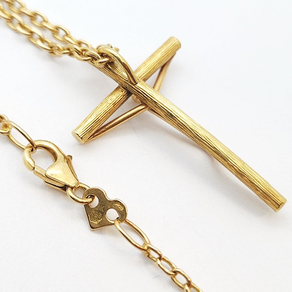 Collana con ciondolo - 18 carati Oro giallo #4.3