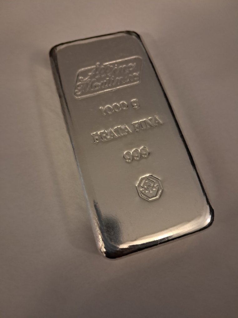 1 quilograma - Prata .999 - Albino Moutinho - Selado e com certificado #4.3