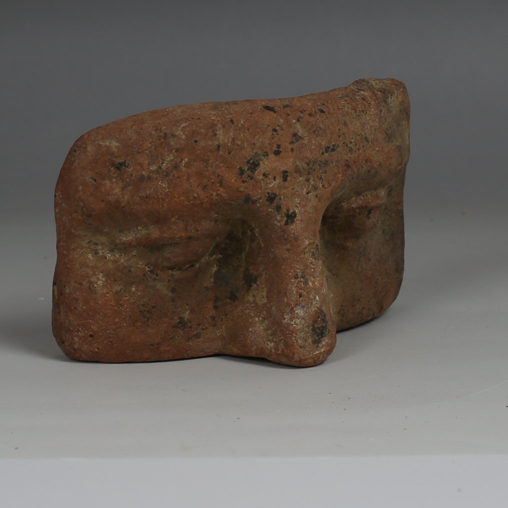 Etruscan Aardewerk Anatomisch votiefmodel van een paar ogen met ruis. #1.0