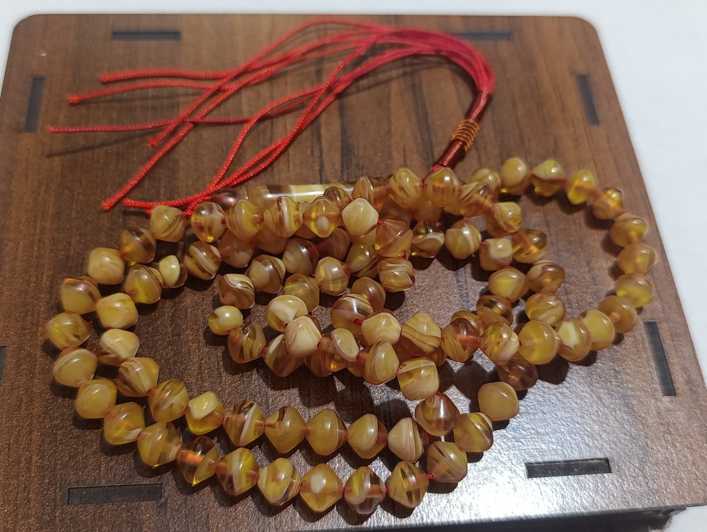  天主教念珠 - 琥珀 - 1970-1980 - 稀有的祈祷念珠  #1.0