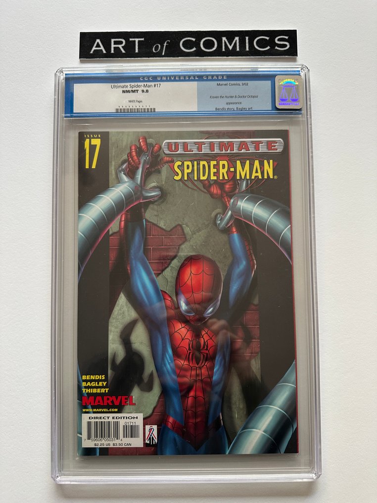 Ultimate Spider-Man #17 - Dr. Octopus, Kraven The Hunter, Flint Marko(Sandman) Appearance - CGC 9.8 - 1 Graded comic - Πρώτη έκδοση - 2002 #1.0