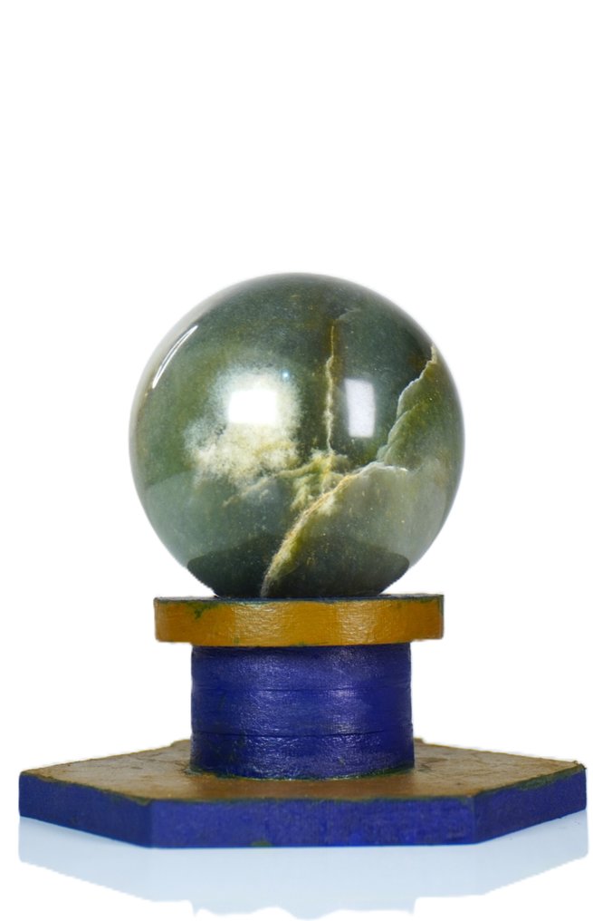 Green Aventurine Stone – High Quality Sphere - Height: 90 mm - Width: 90 mm- 976 g - (1) #1.0