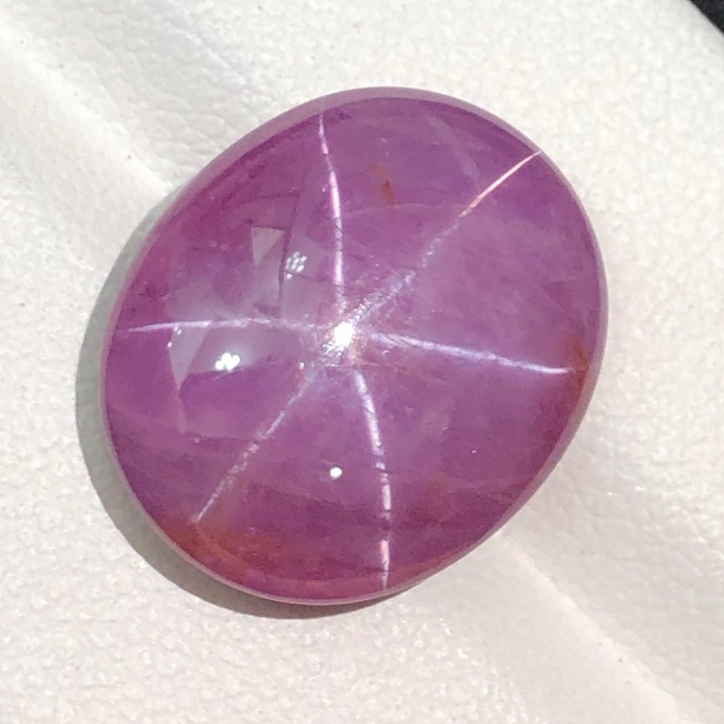 红色 星彩蓝宝石  - 14.88 ct - 美国宝石研究院（GIA） - 自然无热 #4.3