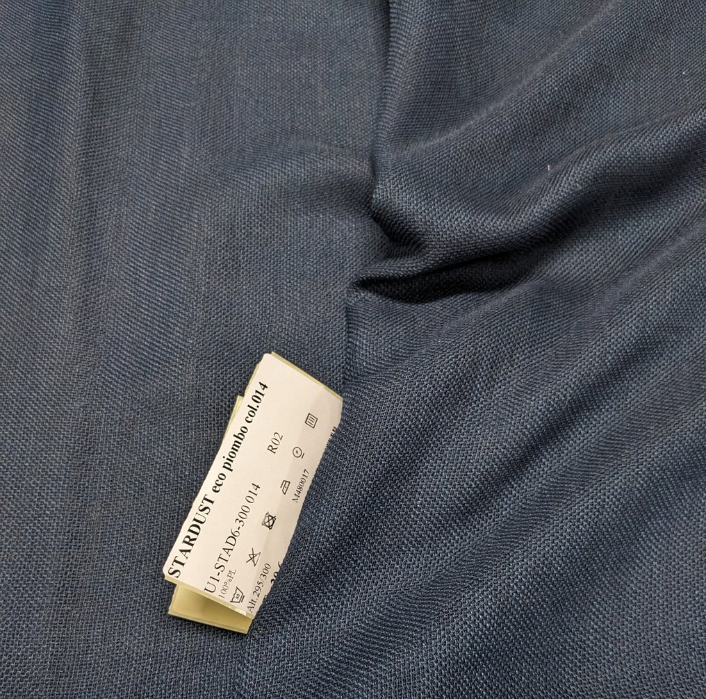 Vay Torino Tendaggio “Stardust” A14" Color blu grafite - Textil - 675 cm - 295 cm #3.2