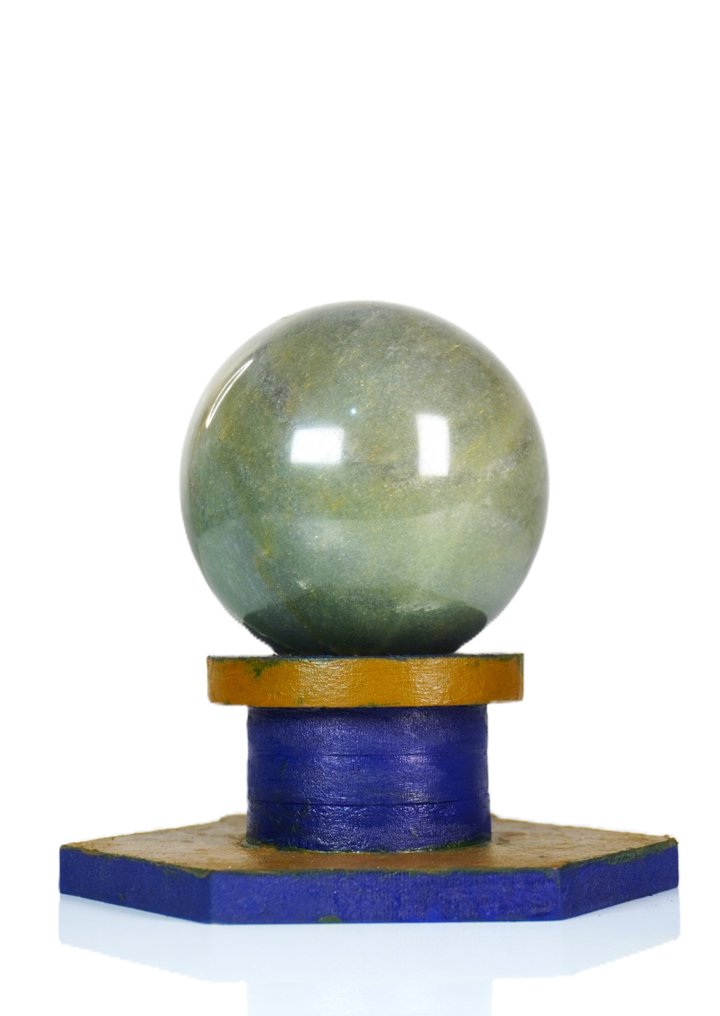 Green Aventurine Stone – High Quality Sphere - Height: 90 mm - Width: 90 mm- 976 g - (1) #2.1