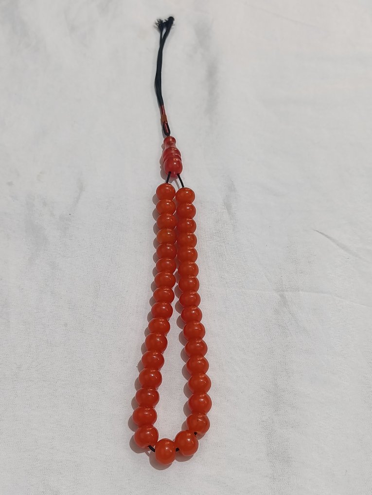 誦經念珠 - 琥珀 - 1970-1980 - 稀有的祈祷念珠 #1.0