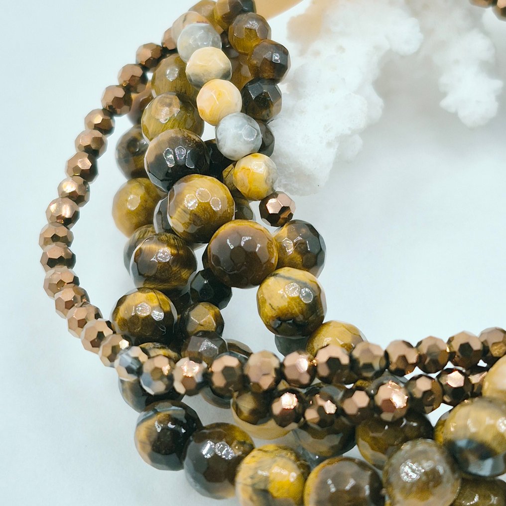 Agata - Rannekoru - Tiikerin silmä ja helmet #3.2