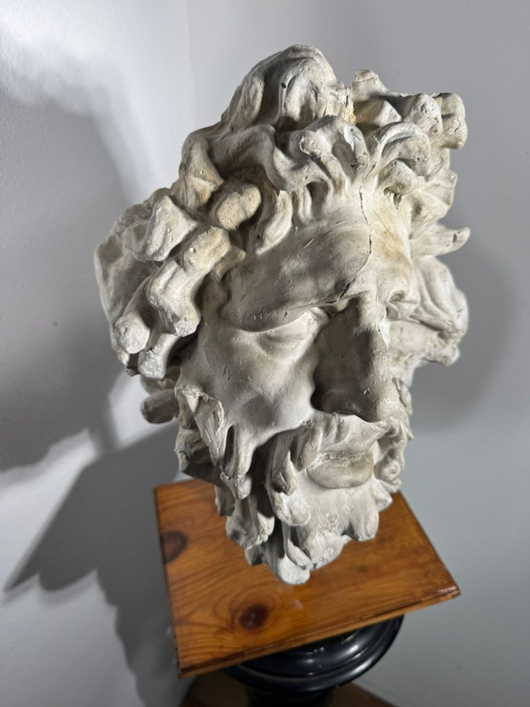 雕刻, Testa Laoconte maschera gesso - 35 cm - 石膏 #3.2