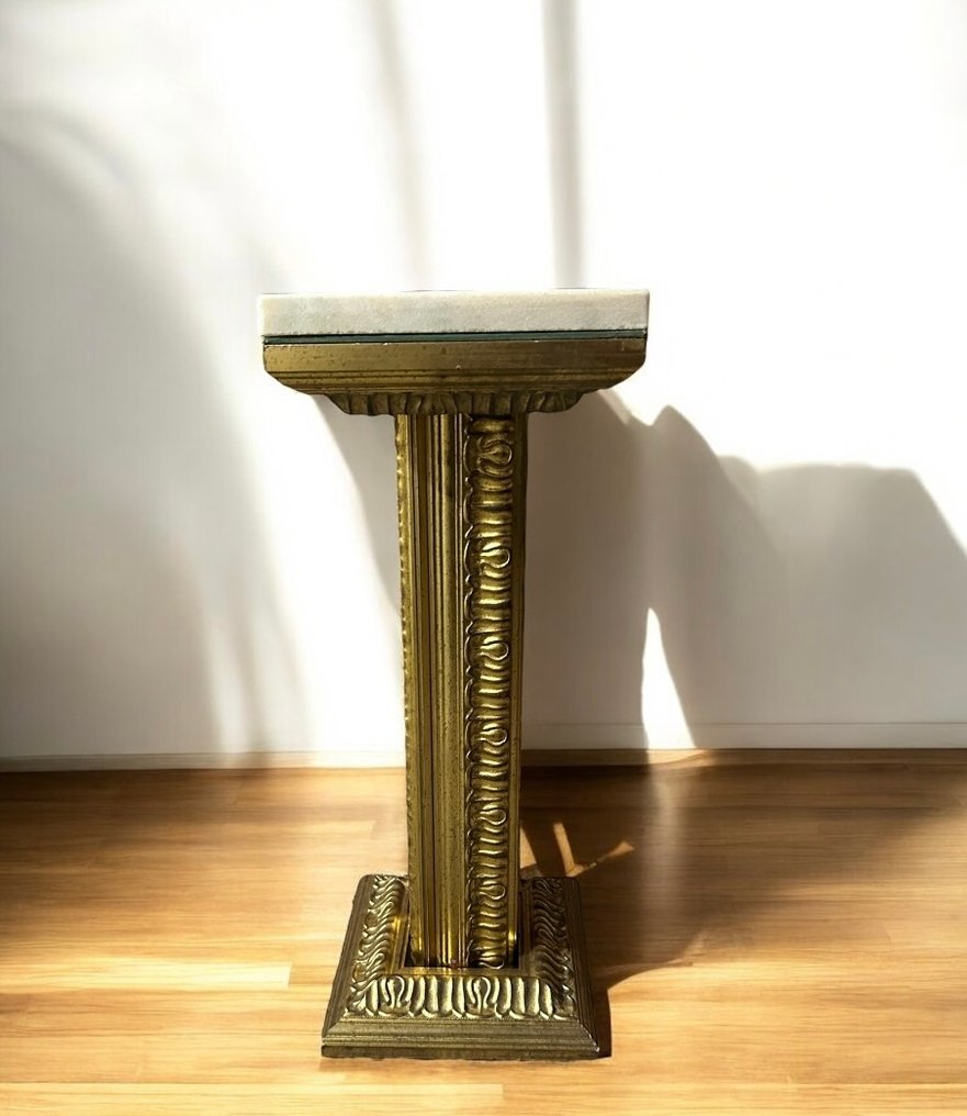  Στήλη (2) - Intarsiata in Foglia Oro - 1940-1950  #3.2