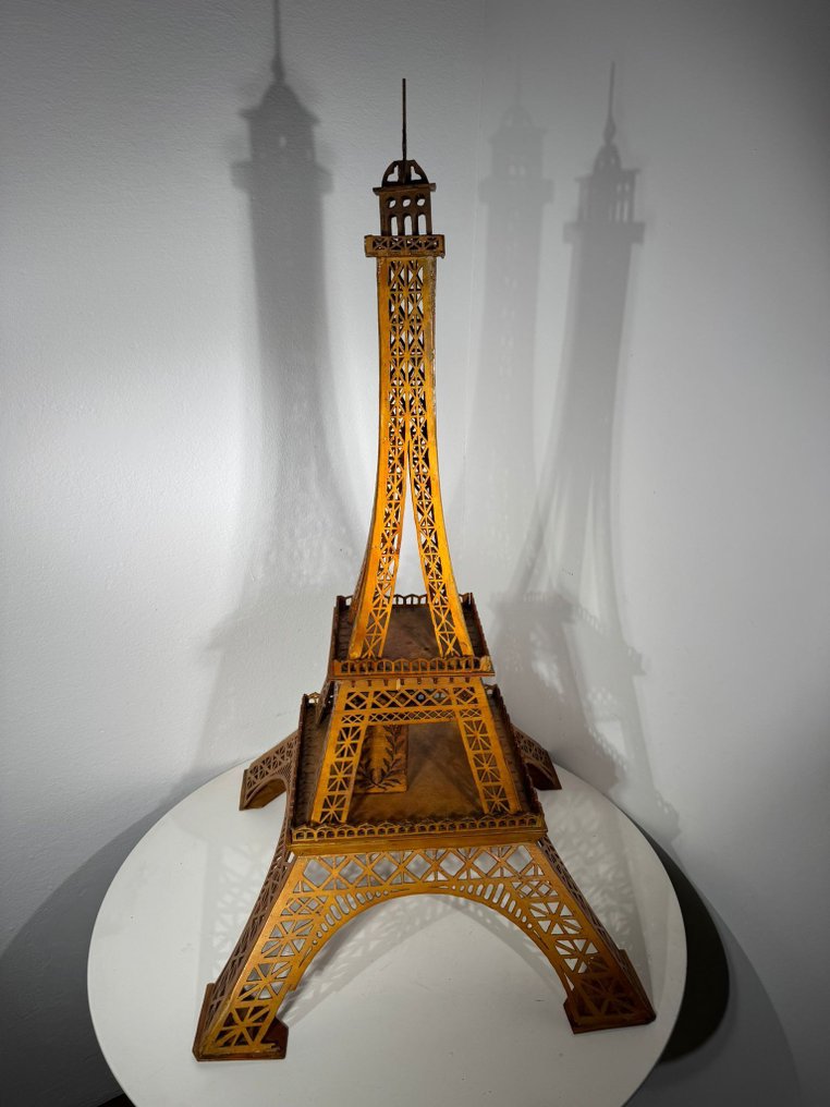 Skulptur, Replica della Torre Eiffel - 110 cm - Træ #3.2