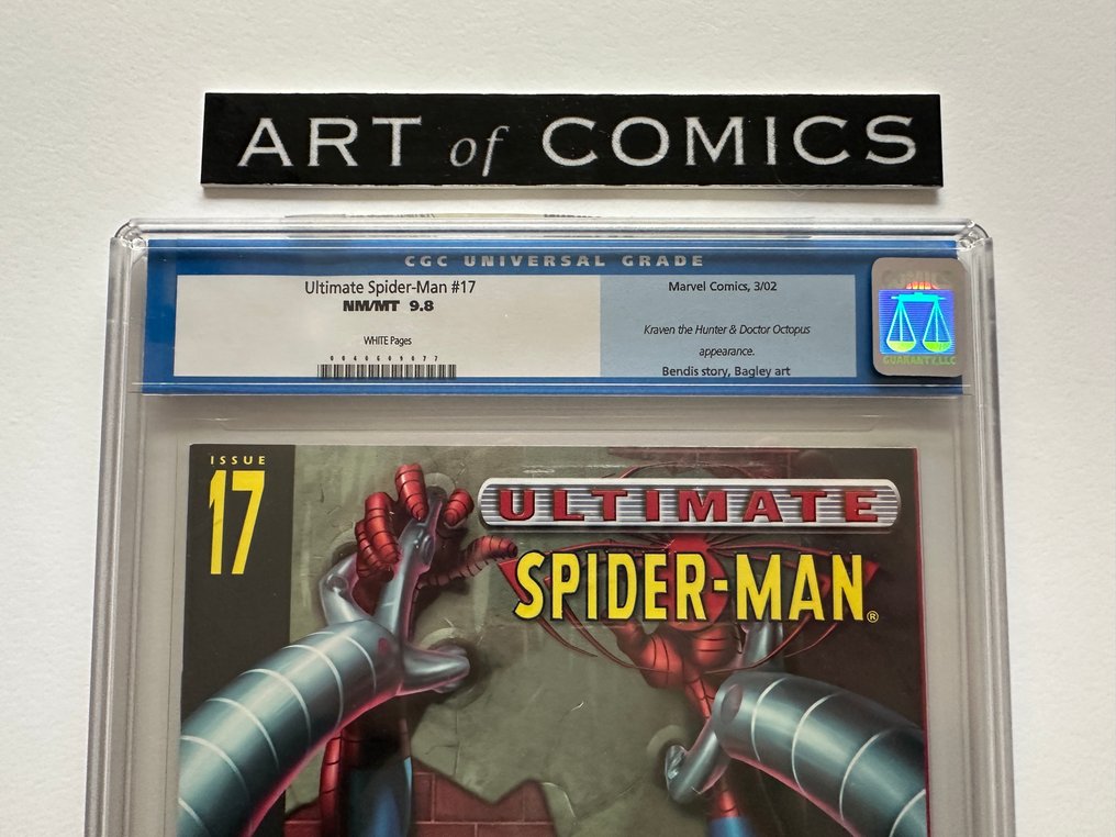 Ultimate Spider-Man #17 - Dr. Octopus, Kraven The Hunter, Flint Marko(Sandman) Appearance - CGC 9.8 - 1 Graded comic - Πρώτη έκδοση - 2002 #2.1