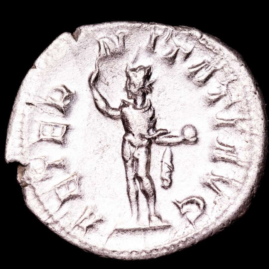 Ρωμαϊκή Αυτοκρατορία. Gordian III (AD 238-244). Antoninianus Minted in Rome. AETERNITATI AVG, Sol standing facing, head left. (χωρίς τιμή ασφαλείας) #1.0