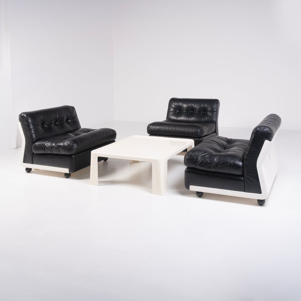 B&B Italia - Mario Bellini - Fotoliu (4) - Amanta - Plastic, Piele #3.2