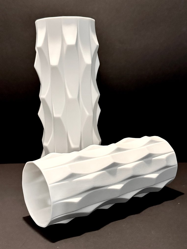 Hutschenreuther - Heinrich Fuchs - Βάζο (2) - Μη εφυαλωμένη πορσελάνη #1.0