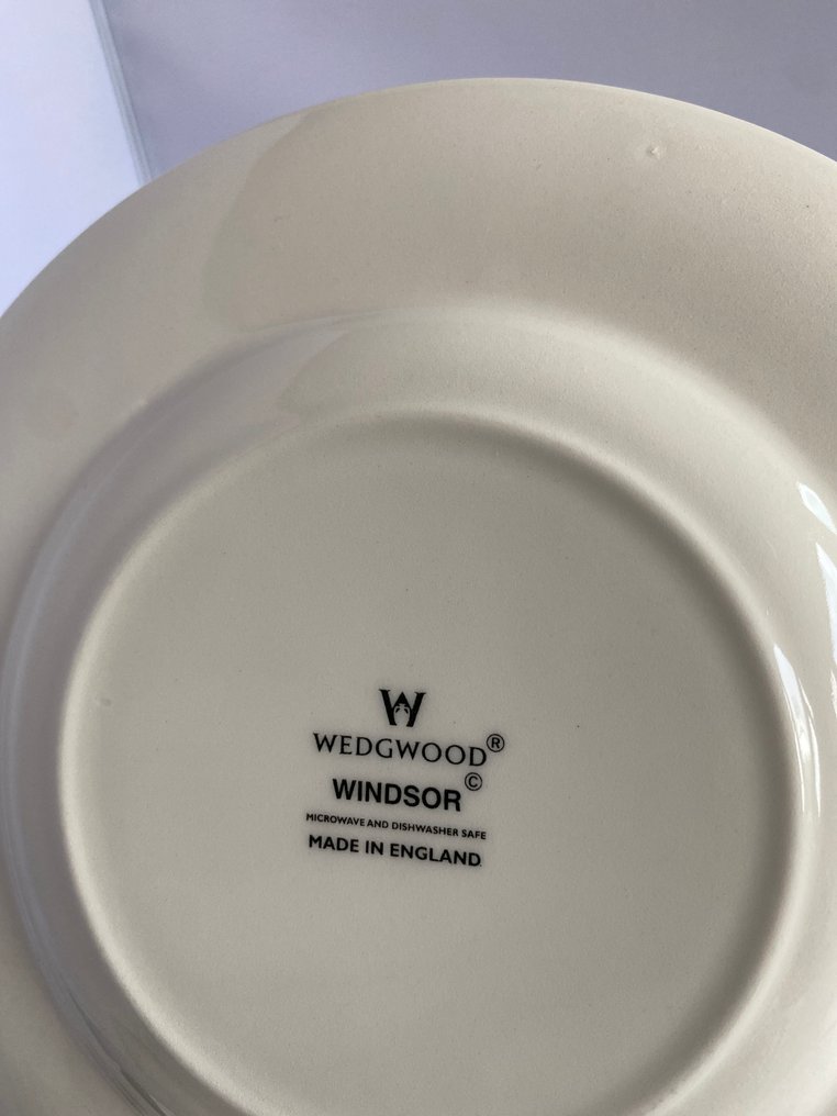 Wedgwood - Plate (7) - Windsor - Porcelain - With pearl edge #3.2