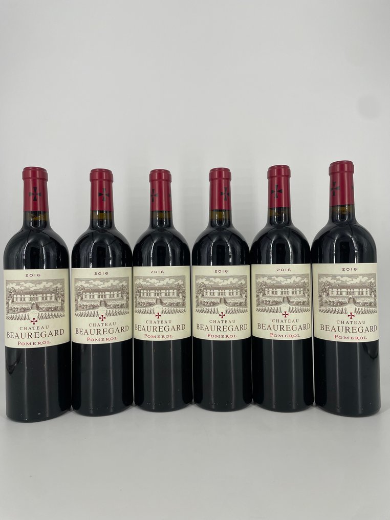 2016 Chateau Beauregard - Bordeaux, Pomerol - 6 Pullo (0.75L) #1.0