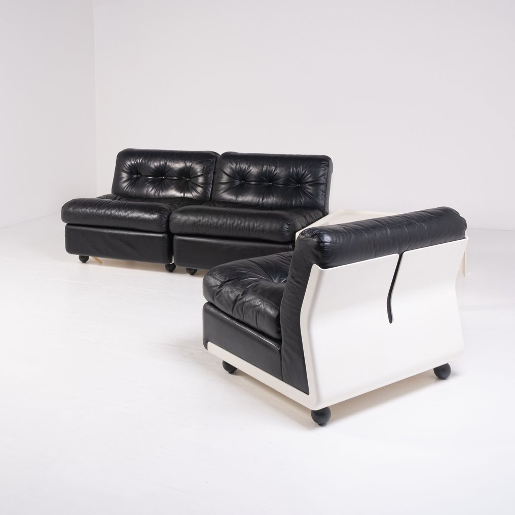 B&B Italia - Mario Bellini - Fotoliu (4) - Amanta - Plastic, Piele #1.0