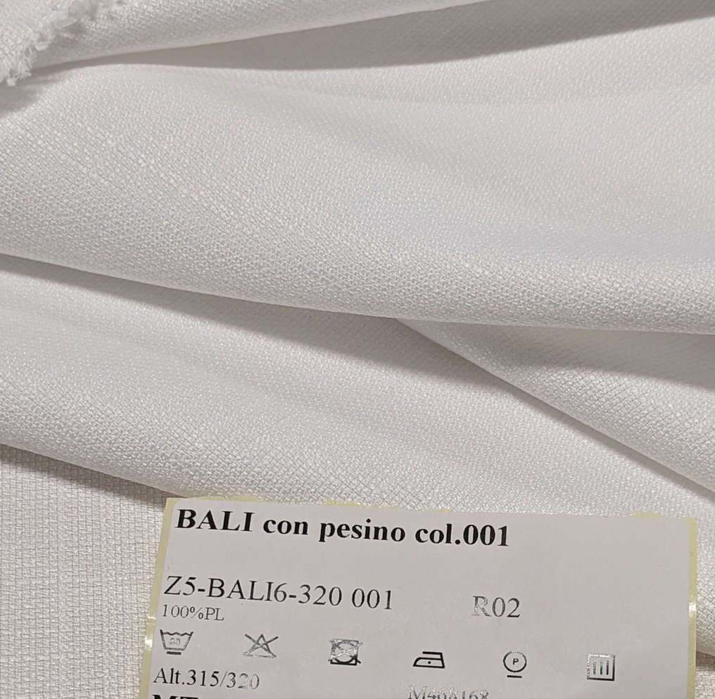 Tessuto d’arredo BALI col.001 – candore luminoso e stile contemporaneo - Tessuto - 520 cm - 310 cm #4.3