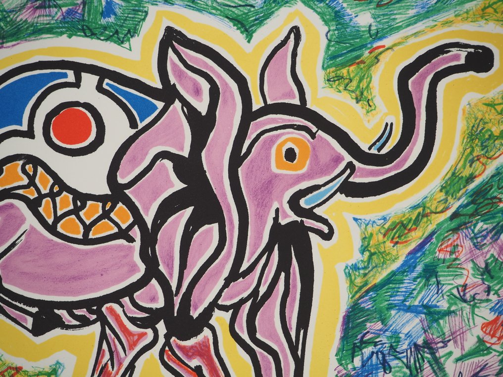 Salvador Dali (1904-1989) - Les Vitraux : L'éléphant et la cigogne #2.1